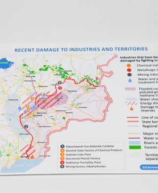 War and Environment in eastern Ukraine: Maps