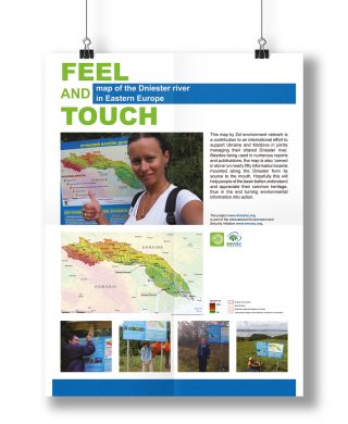Feel and Touch map of the Dniester river