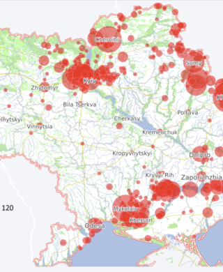 Ecodozor platform for monitoring war-related environmental damage and risks in Ukraine