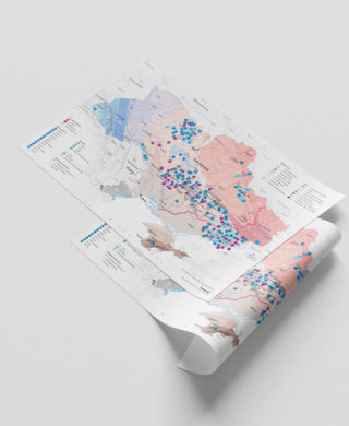 Map of rare earths and other critical minerals in Ukraine